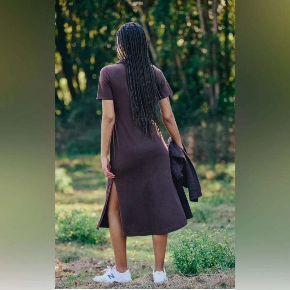 NWT Free People Mira Midi in Chocolate Torte, size XL - Picture 2 of 10